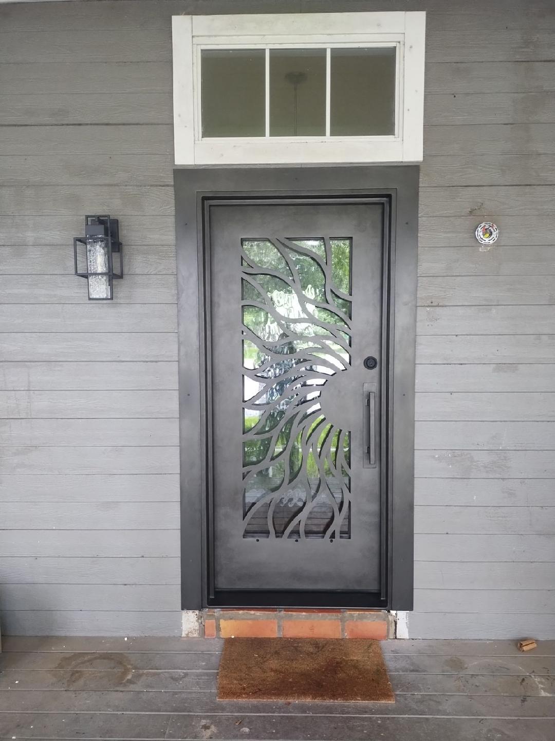 Custom Iron Door Entryway